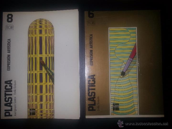 Libros de segunda mano: Dos libros de Pl&aacute;stica 6&ordm; y 8&ordm; EGB EDITORIAL SM - Foto 1