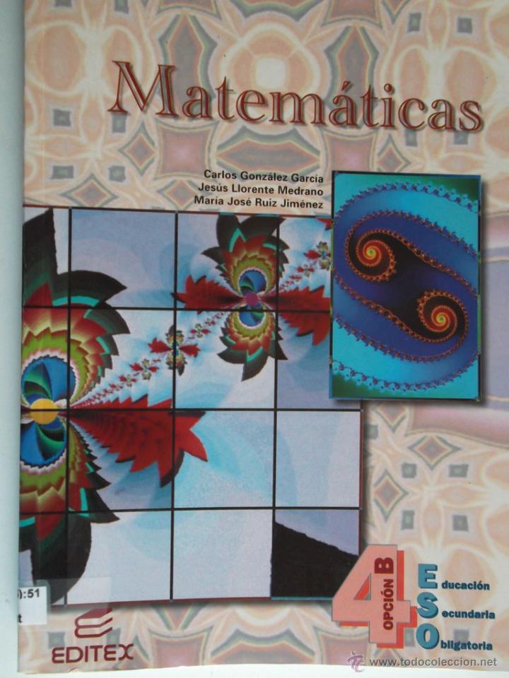 Libro De Matematicas Anaya 4 Eso Opcion B - Caja de Libro