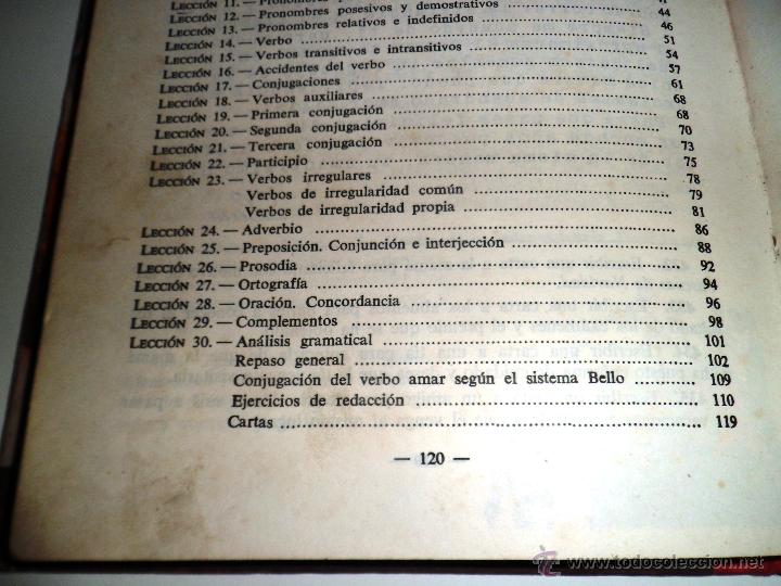 Libros de segunda mano: GRAM&Aacute;TICA. PRIMER GRADO. EDITORIAL LUIS VIVES. (1953) - Foto 5