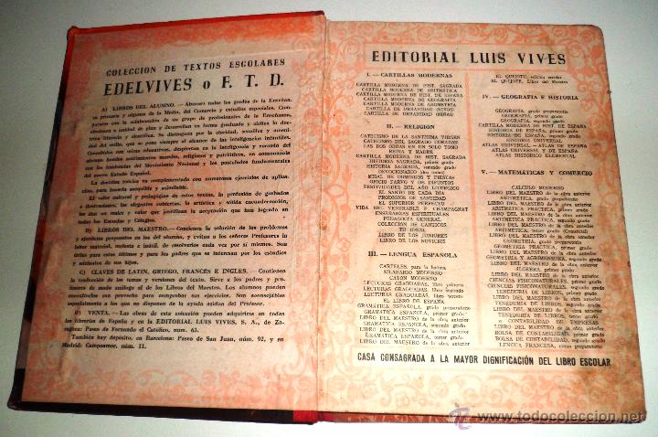 Libros de segunda mano: GRAM&Aacute;TICA. PRIMER GRADO. EDITORIAL LUIS VIVES. (1953) - Foto 9