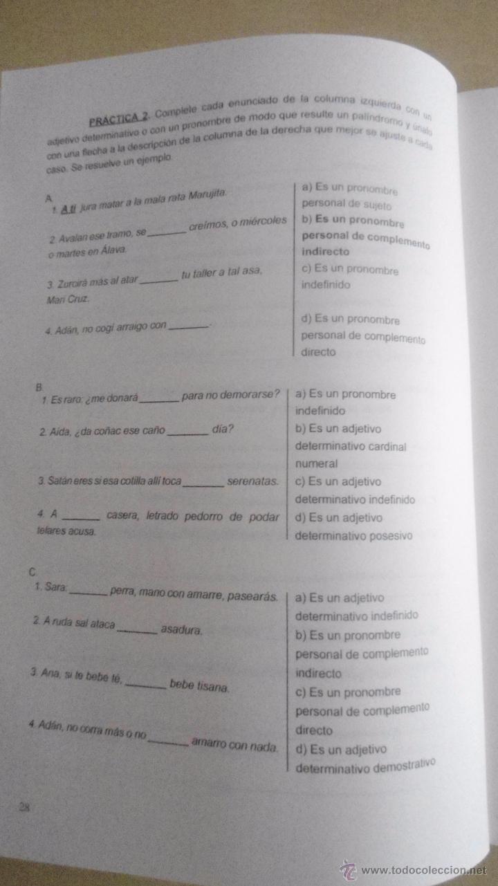 Libros de segunda mano: LENGUA ESPA&Ntilde;OLA: EJERCICIOS CON PAL&Iacute;NDROMOS - Foto 10