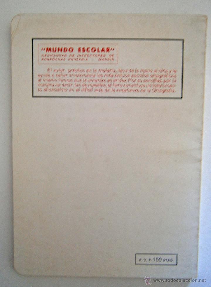 Libros de segunda mano: BREVE ORTOGRAF&Iacute;A ESCOLAR MANUEL BUSTOS SOUSA 1981 - Foto 3