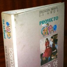 Libros de segunda mano: CARPETA DE EDUCACIÓN INFANTIL PROYECTO CHISPA POR ED. ALHAMBRA LONGMAN EN MADRID 1990