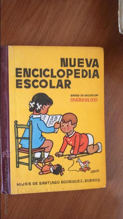 Livros em segunda m&atilde;o: Nueva enciclopedia escolar, parvulos ,hijos  de santiago rodriguez,1956
