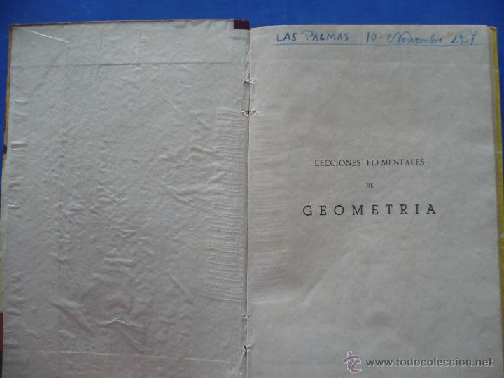 Libros de segunda mano: LIBRO - GEOMETR&Iacute;A PRIMER GRADO - Foto 2