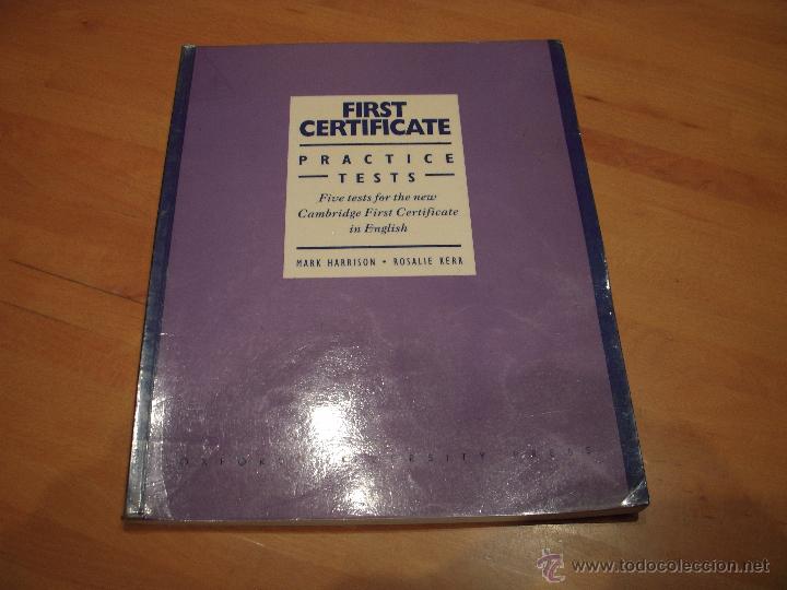 Libros de segunda mano: first certificate, practice tests - Foto 1