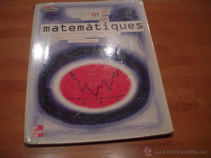 Libros de segunda mano: matematiques batxillerat Mc Graw Hill - Foto 1
