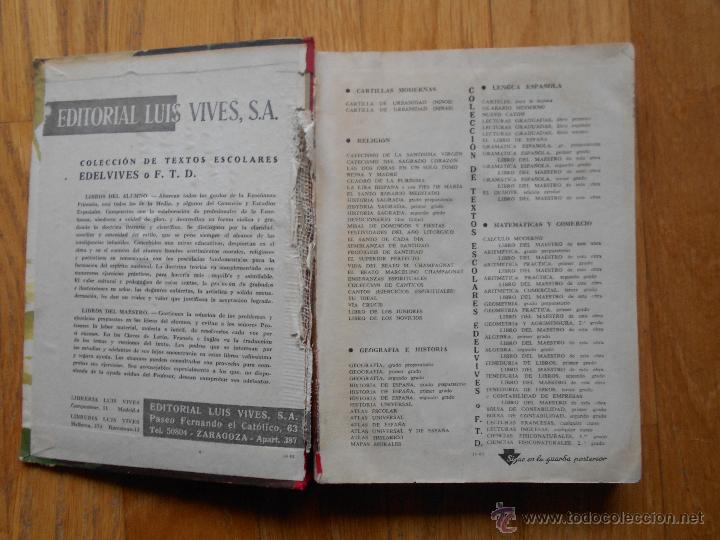 Libros de segunda mano: EL QUIJOTE, Edicion Escolar Edelvives, 1962 - Foto 3
