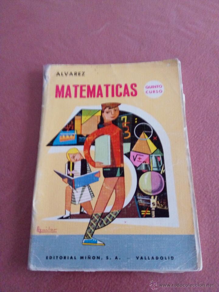 Libros de segunda mano: MATEMATICAS QUINTO CURSO EDITORIAL MI&Ntilde;ON A&Ntilde;O 1967 - Foto 1