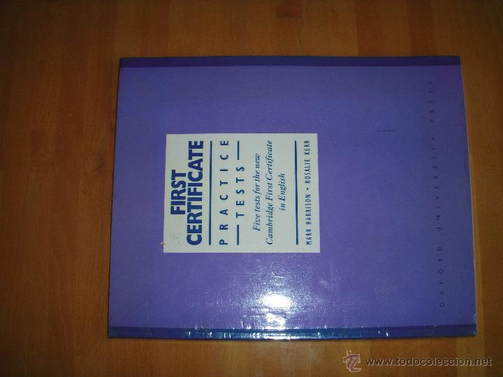 Libros de segunda mano: first certificate, practice tests, oxford university press - Foto 1