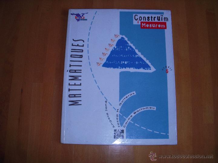 Matem&agrave;tiques, Constru&iuml;m i Mesurem, libro descatalogado