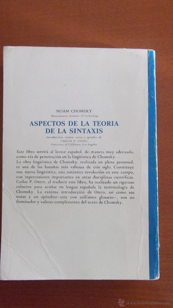 Libros de segunda mano: ASPECTOS DE LA TEOR&Iacute;A DE LA SINTAXIS, NOAM CHOMSKY - Foto 2