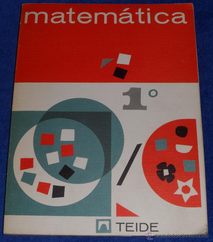 Libros de segunda mano: Matem&aacute;tica 1&ordm; - Teide (1971) - Foto 1