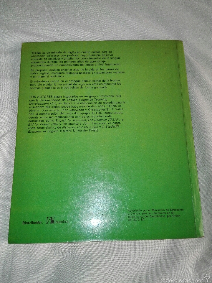 Libros de segunda mano: TEENS 3 a course ofenglish forsecondary schools 1984 - Foto 2