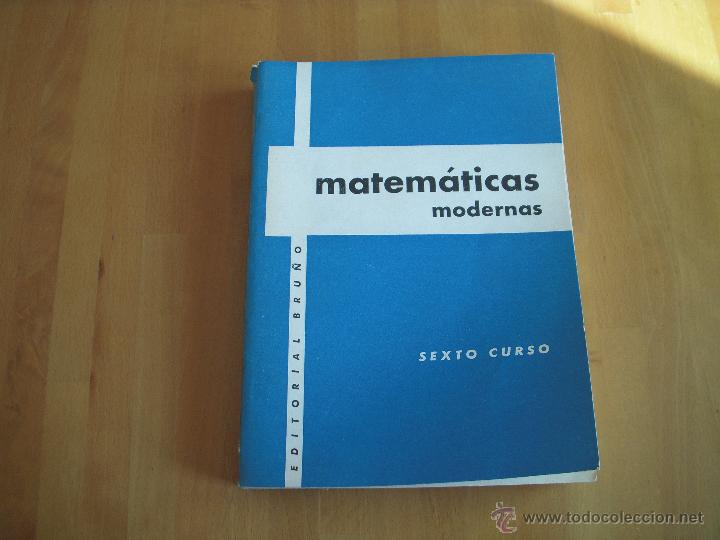 Libros de segunda mano: Matem&aacute;ticas modernas, sexto curso. Editorial Bru&ntilde;o - Foto 1