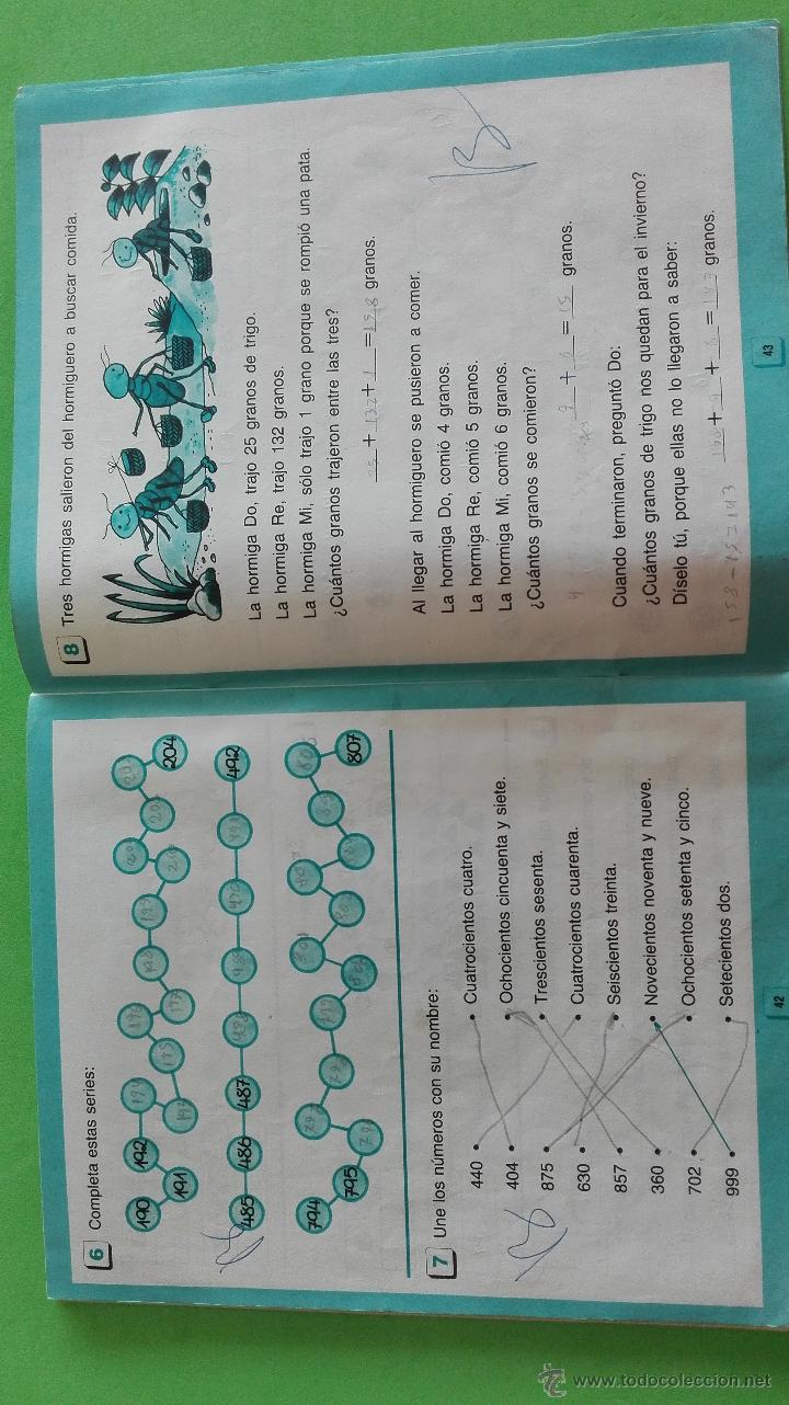 Libros de segunda mano: CUADERNILLO MATEM&Aacute;TICAS N&ordm; 4 - SEGUNDO EGB - ESCALA - Foto 4
