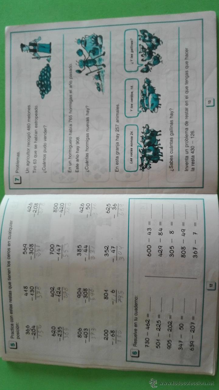 Libros de segunda mano: CUADERNILLO MATEM&Aacute;TICAS N&ordm; 5 - SEGUNDO EGB - ESCALA - Foto 3