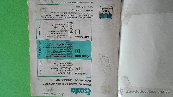 Libros de segunda mano: CUADERNILLO MATEM&Aacute;TICAS N&ordm; 5 - SEGUNDO EGB - ESCALA - Foto 6