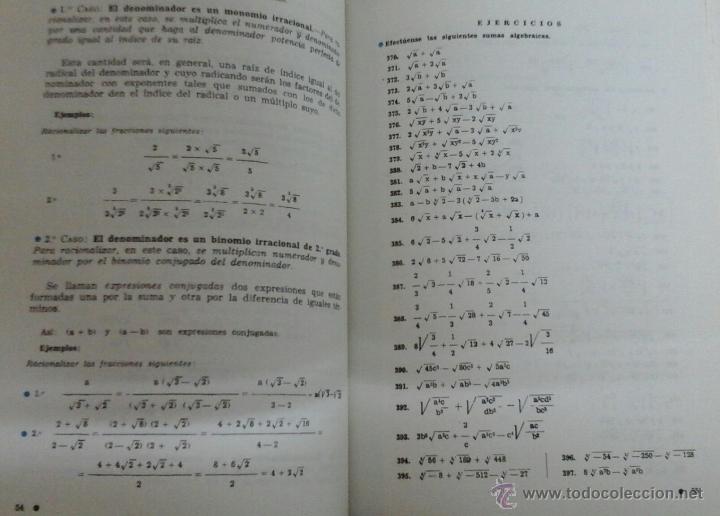 Libros de segunda mano: MATEM&Aacute;TICAS. 4 BACHILLERATO. BRUNO. 1968 Y PROGRAMA - Foto 4