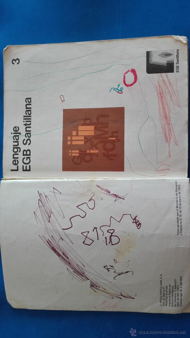 Libros de segunda mano: LIBRO - LENGUAJE 3&ordm; EGB - SANTILLANA - Foto 8