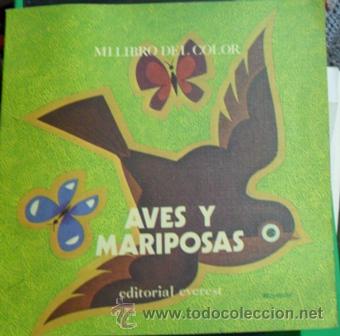 Libros de segunda mano: Mi libro del color. Aves y mariposas, Everest - Foto 1