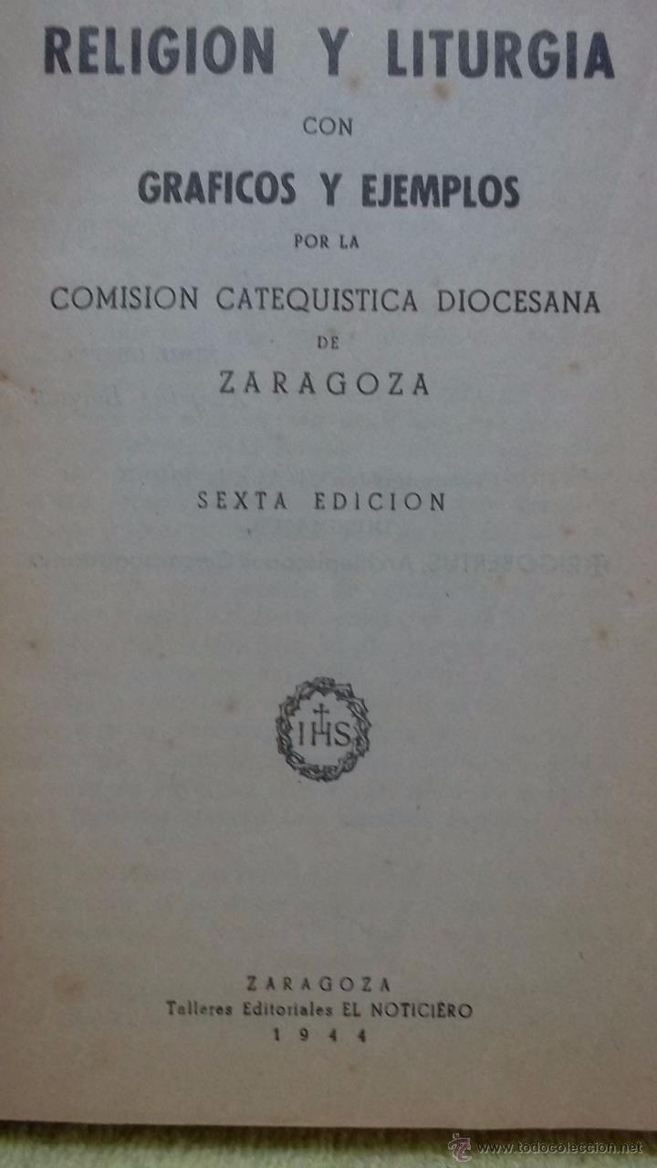 Libros de segunda mano: RELIGION Y LITURGIA - Foto 1