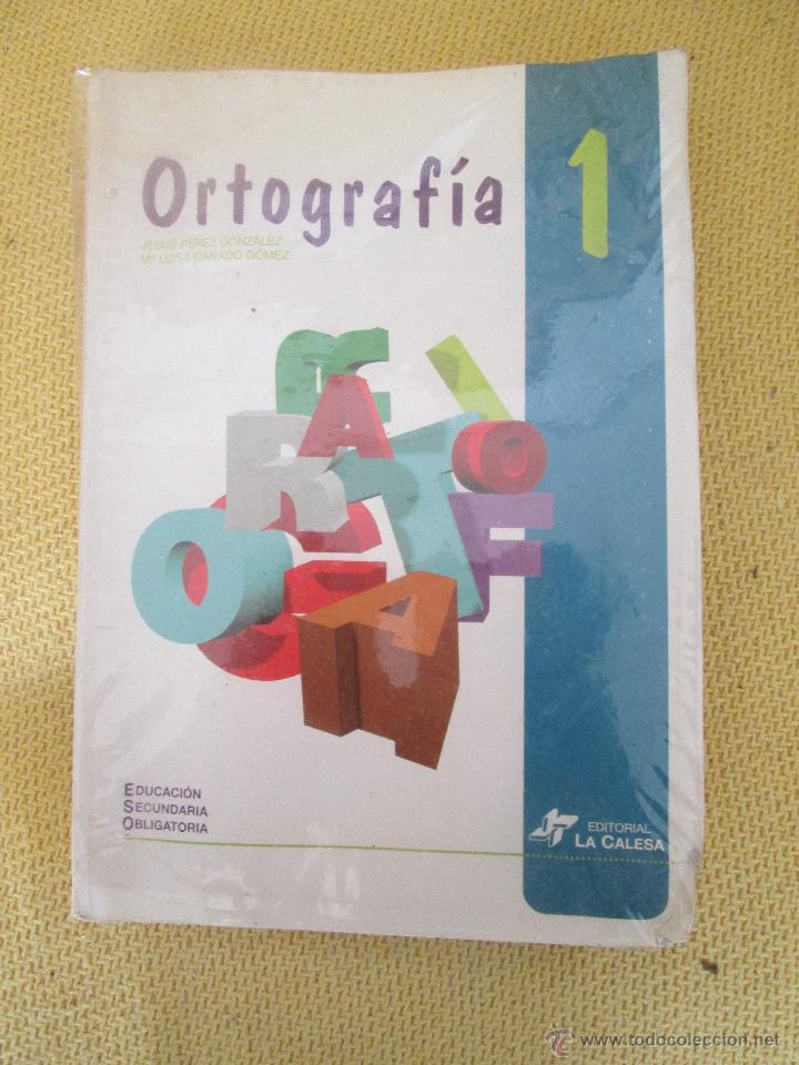 Libros de segunda mano: Ortograf&iacute;a 1 (ESO) - P&eacute;rez / Ca&ntilde;ado - Foto 1