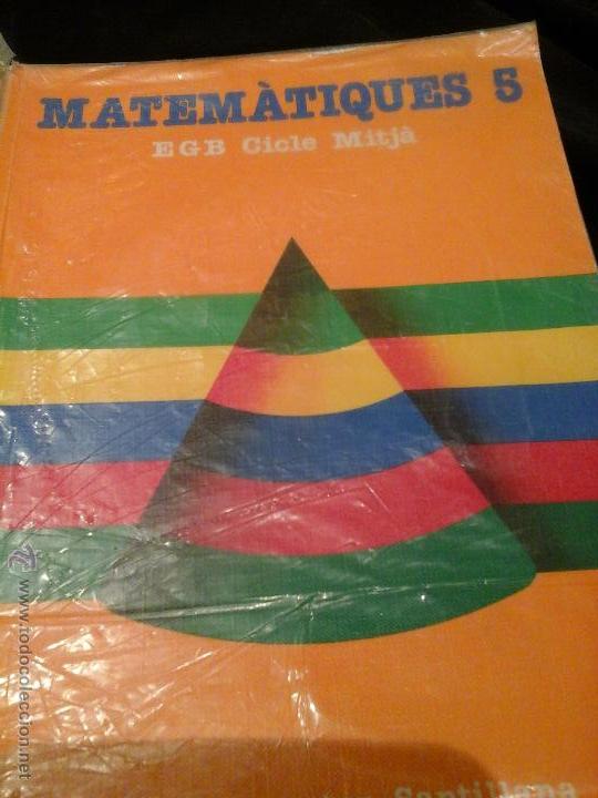 Libros de segunda mano: Libro de matem&aacute;ticas EGB - Foto 1