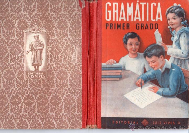 Libros de segunda mano: EDELVIVES GRAM&Aacute;TICA PRIMER GRADO 1951 - Foto 1