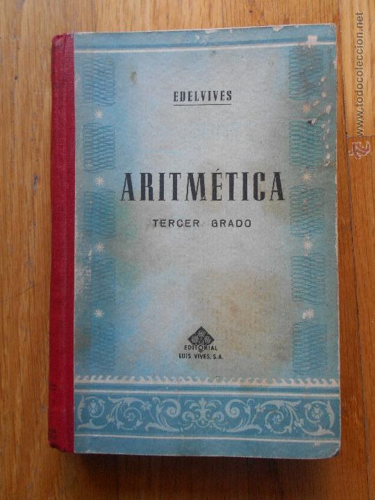 Libros de segunda mano: ARITMETICA, Tercer Grado, Edelvives - Foto 1