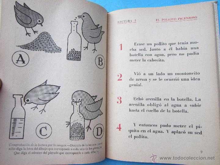 Libros de segunda mano: libro escolar , lecturas en imagenes , manuel trillo torija 1959 - Foto 3