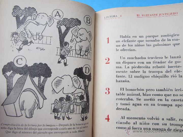 Libros de segunda mano: libro escolar , lecturas en imagenes , manuel trillo torija 1959 - Foto 4