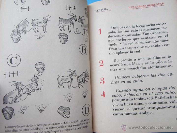 Libros de segunda mano: libro escolar , lecturas en imagenes , manuel trillo torija 1959 - Foto 5