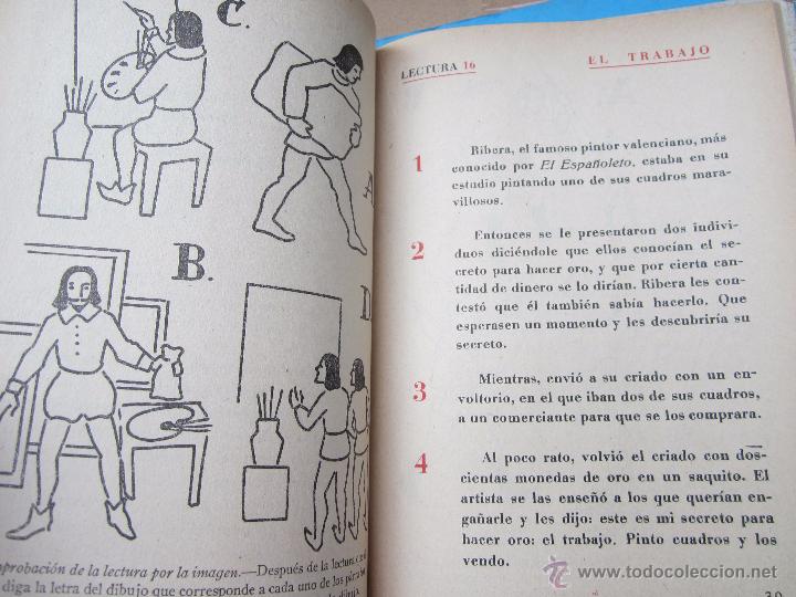 Libros de segunda mano: libro escolar , lecturas en imagenes , manuel trillo torija 1959 - Foto 6