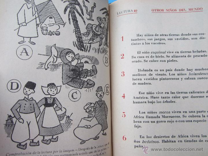 Libros de segunda mano: libro escolar , lecturas en imagenes , manuel trillo torija 1959 - Foto 9