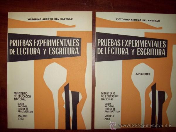Libri di seconda mano: ARROYO DEL CASTILLO, Victorino. Pruebas experimentales de lectura y escritura : Exploraci&oacute;n y clasif