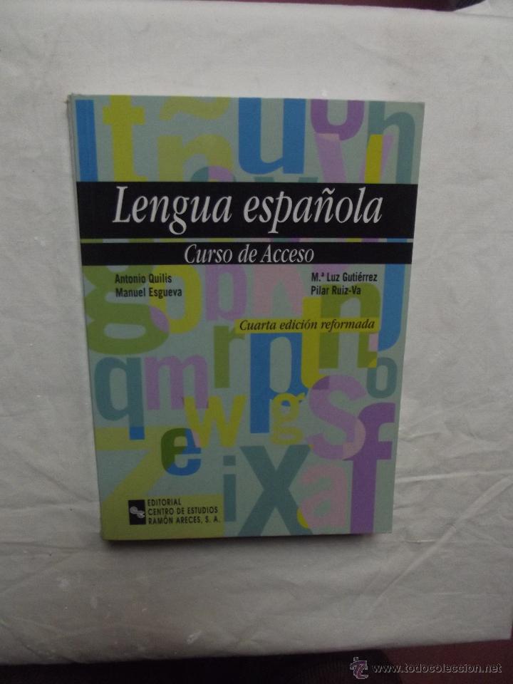 Libros de segunda mano: LENGUA ESPA&Ntilde;OLA CURSO DE ACCESO - Foto 1