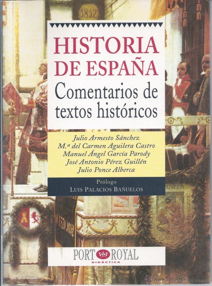 Comentario De Textos Históricos De Historia De Comprar Libros De