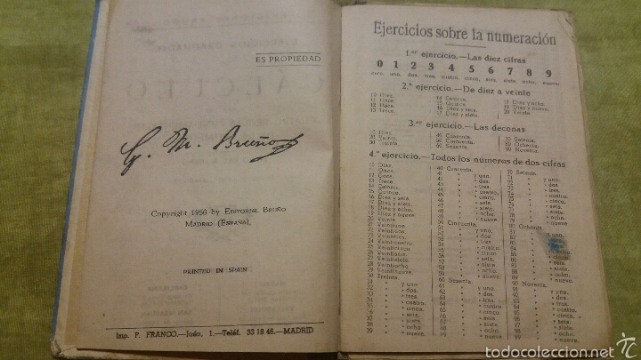 Libros de segunda mano: ANTIGUO LIBRO DE CALCULO - Foto 4