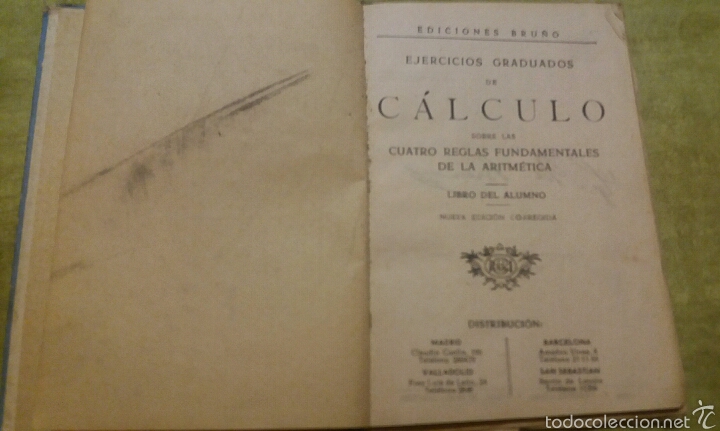 Libros de segunda mano: ANTIGUO LIBRO DE CALCULO - Foto 5