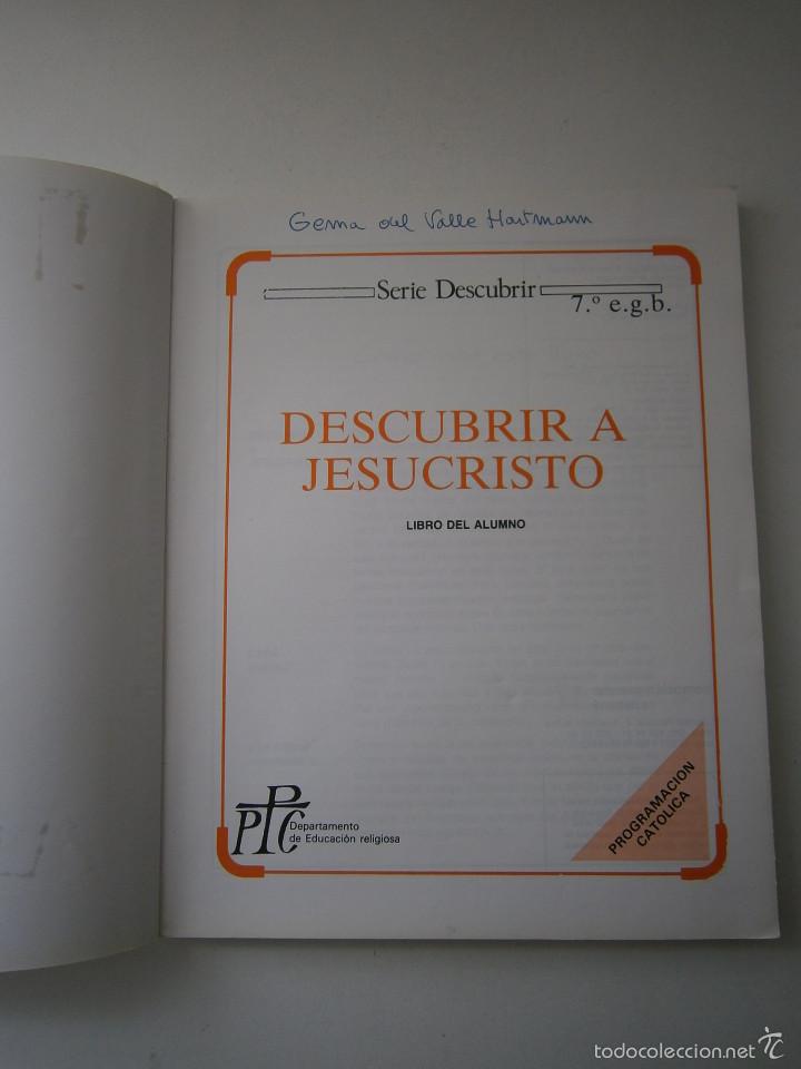 Libros de segunda mano: DESCUBRIR A JESUCRISTO 7 EGB PPC 1988 PROGRAMACION CATOLICA RELIGIOSA - Foto 9