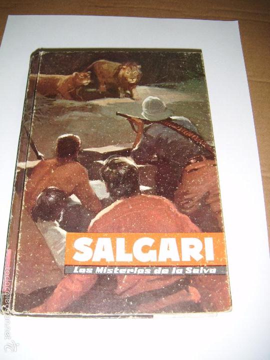 Libros de segunda mano: libro de salgari los misterios de la selva n&ordm; 16
