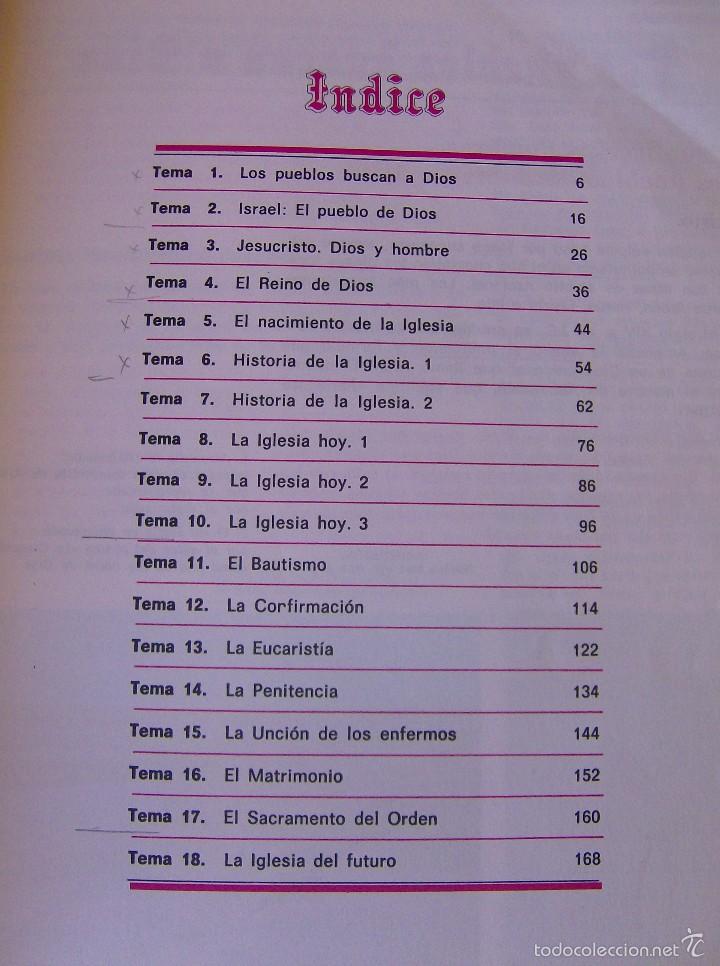 Libros de segunda mano: RELIGION 8&ordm; 8 EGB - SANTILLANA - 1983 - Foto 2
