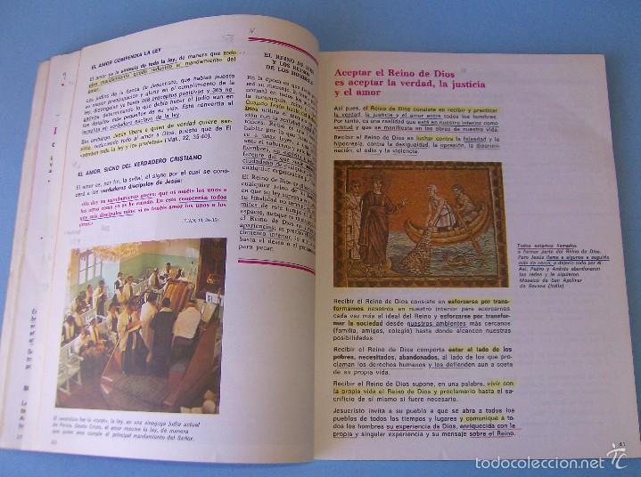 Libros de segunda mano: RELIGION 8&ordm; 8 EGB - SANTILLANA - 1983 - Foto 3
