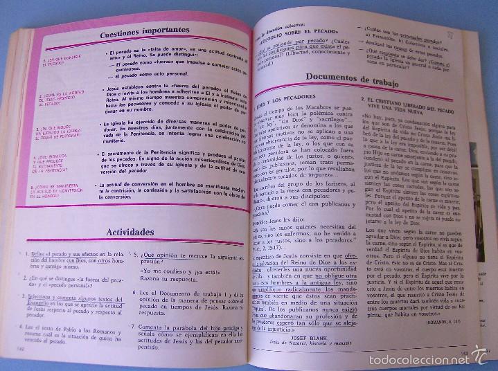Libros de segunda mano: RELIGION 8&ordm; 8 EGB - SANTILLANA - 1983 - Foto 7