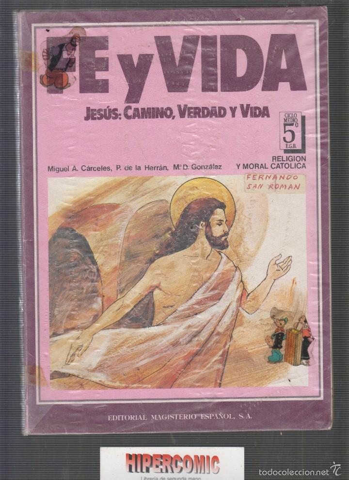 Libros de segunda mano: Fe y Vida 5 Magisterio Espa&ntilde;ol a&ntilde;o 1982 - Foto 1
