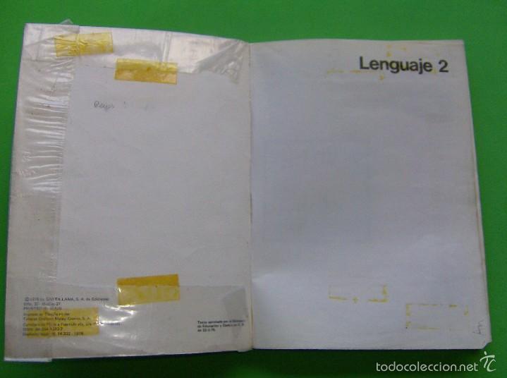 Libros de segunda mano: LENGUAJE 2&ordm; 2 EGB SANTILLANA 1976 - Foto 2