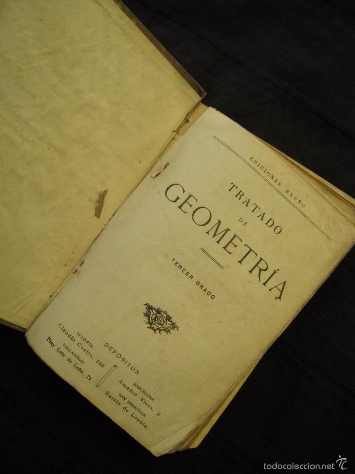Libros de segunda mano: GEOMETRIA - TERCER GRADO - EDICIONES BRU&Ntilde;O 1946. - Foto 4