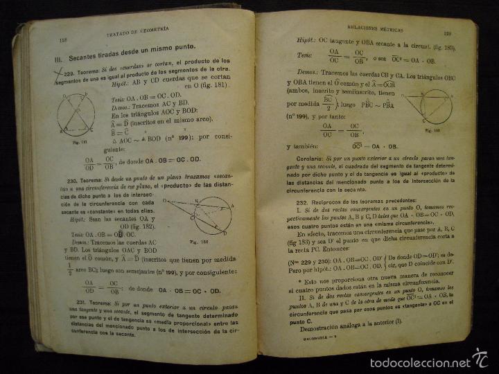 Libros de segunda mano: GEOMETRIA - TERCER GRADO - EDICIONES BRU&Ntilde;O 1946. - Foto 6