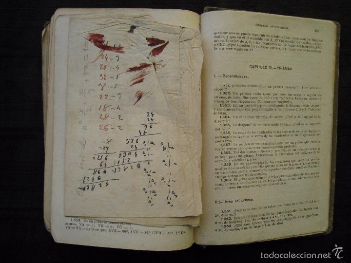 Libros de segunda mano: GEOMETRIA - TERCER GRADO - EDICIONES BRU&Ntilde;O 1946. - Foto 8